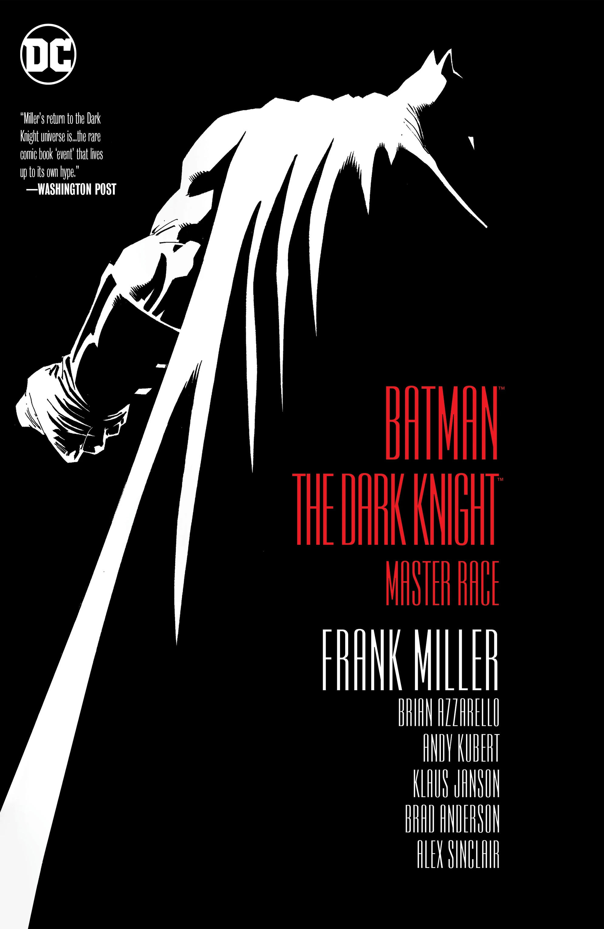 Batman: The Dark Knight: The Master Race (DC, 2017) cover